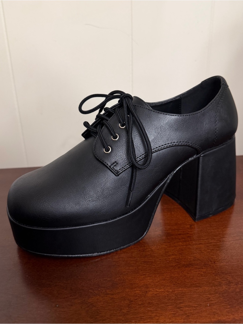 Funtasma Jazz-02 Black Vegan Platform Disco Shoes Unisex NWOT - Picture 13 of 13